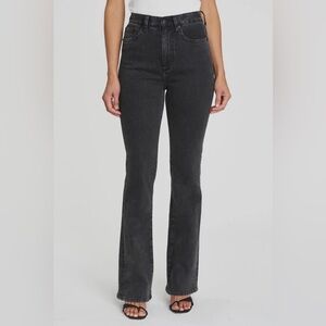 Pistola Dana High‎ Rise Bootcut Stretch Jeans Cascade Black